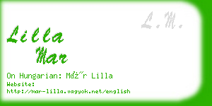 lilla mar business card